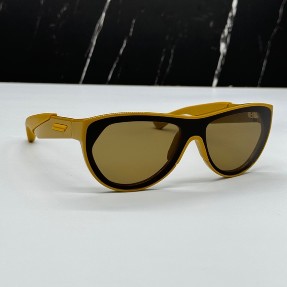 NEW BV1234S 003 BOTTEGA VENETA YELLOW BROW UNISEX SUNGLASSES main image 6